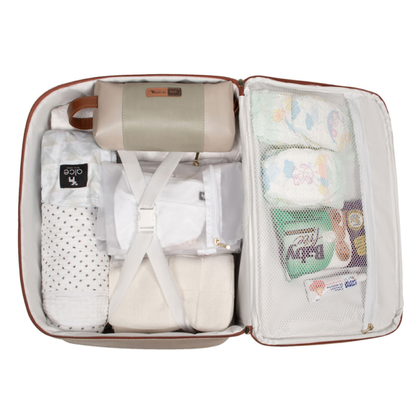 Kit Maternidade Bolsa Mala e Mochila Londres Rose - Imagem 15