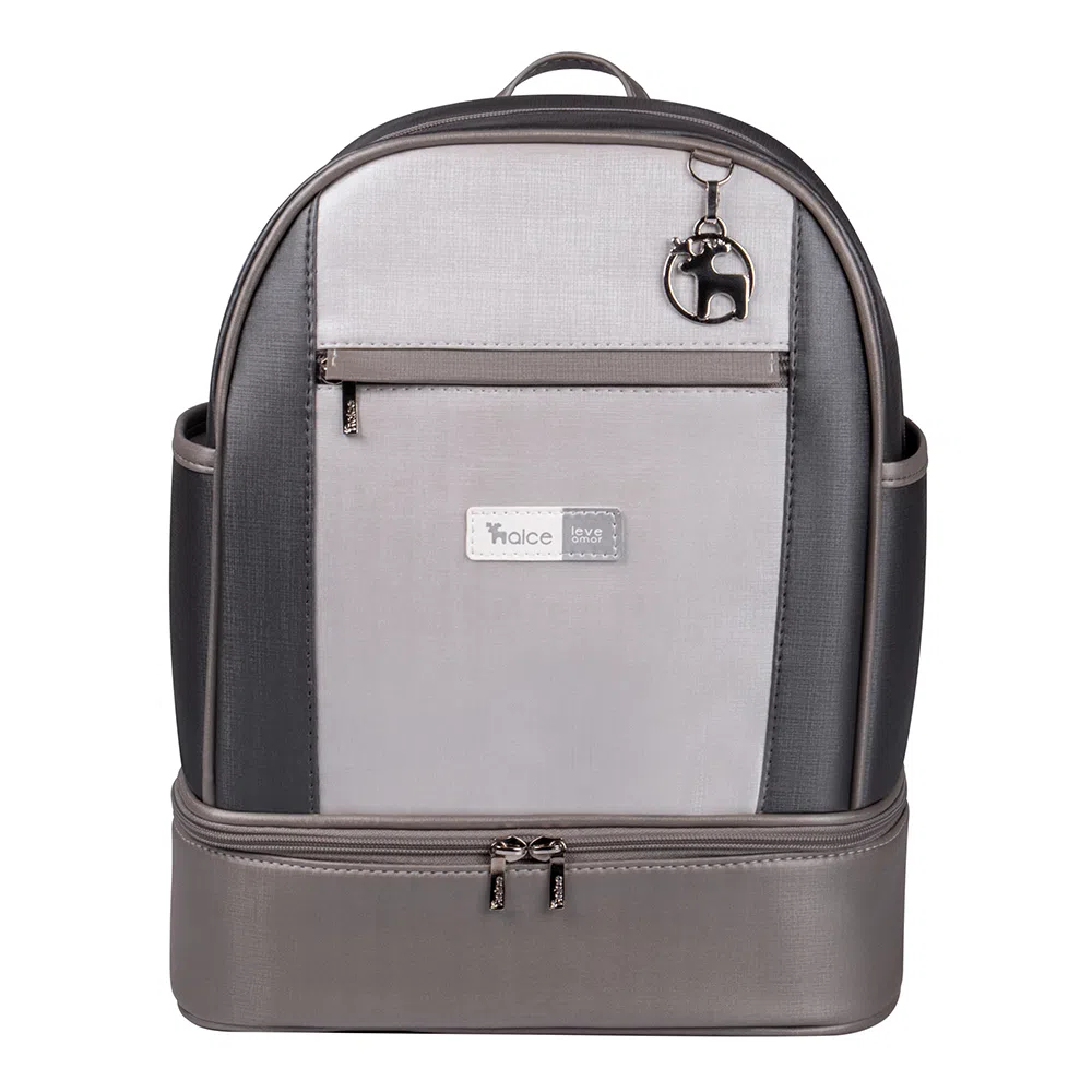 Mochila Maternidade Londres Cinza