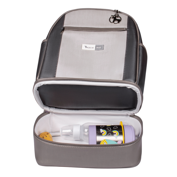 Kit Maternidade Bolsa Mala Mochila Londres Cinza - Imagem 7