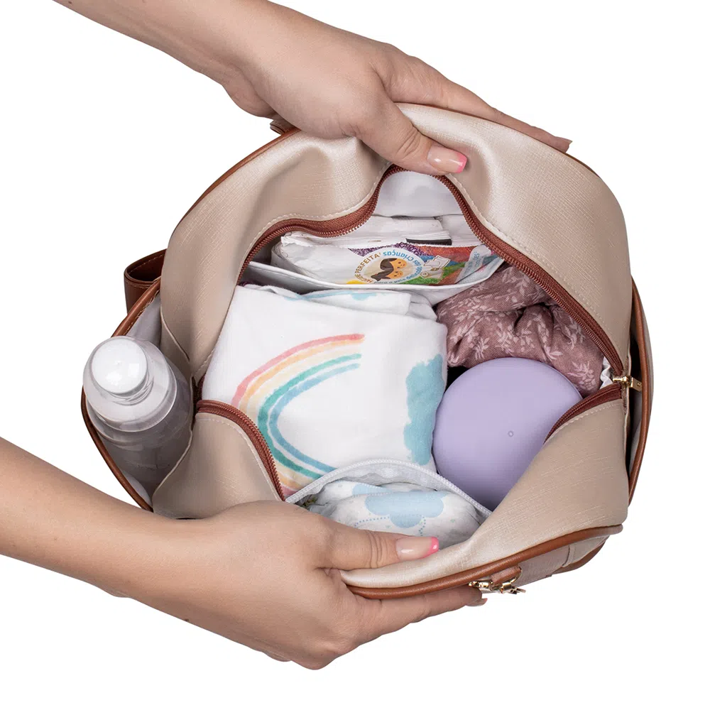 Mochila Maternidade Londres Rose - Imagem 3
