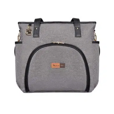 Bolsa Maternidade Lebaby Cinza Mescla