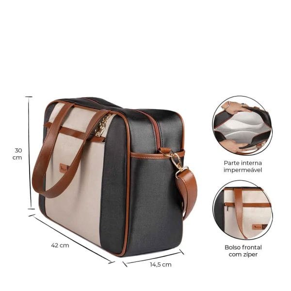 Bolsa Maternidade Londres Clássica - Imagem 2
