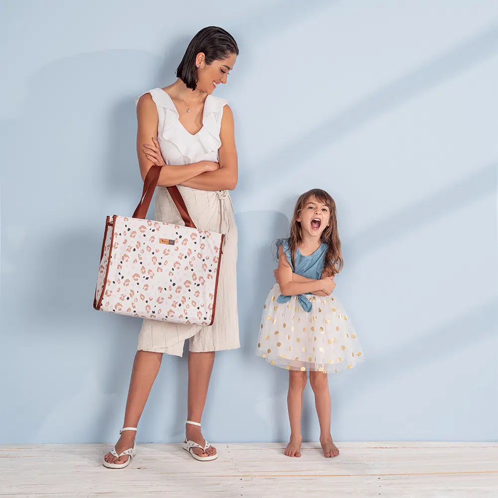 Kit Bolsa Maternidade Alce Bag e Trocador Portátil Oncinha c bolsa maternidade alce bag oncinha