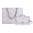 kit trocador portatil de bebe com porta fraldas bolsa maternidade bag alce candy