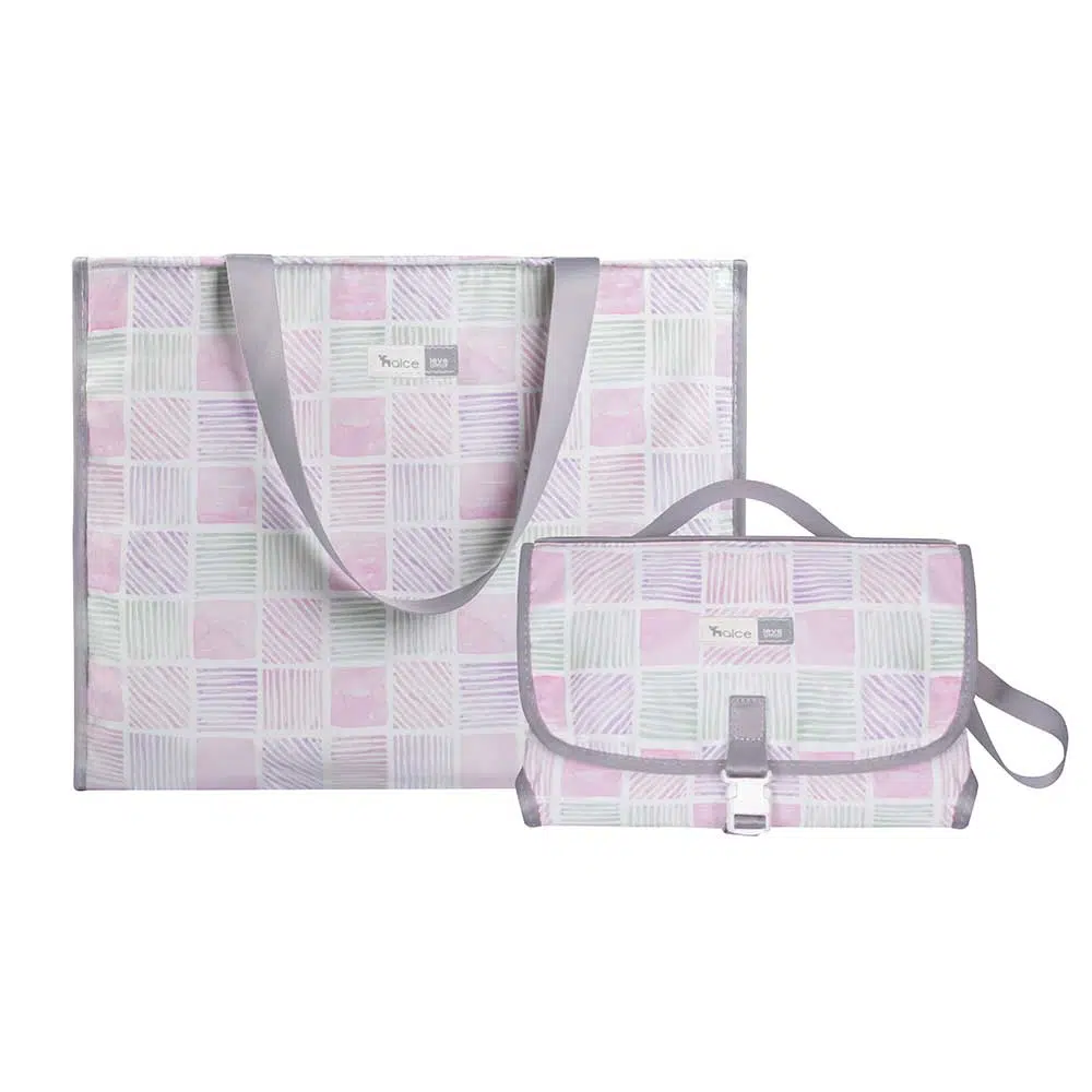 kit trocador portatil de bebe com porta fraldas bolsa maternidade bag alce candy