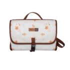 trocador portatil de bebe com porta fraldas alce flores