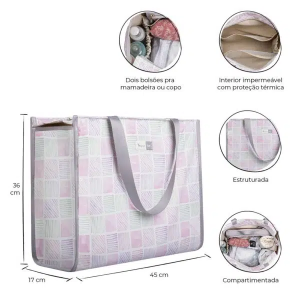bolsa maternidade alce bag candy