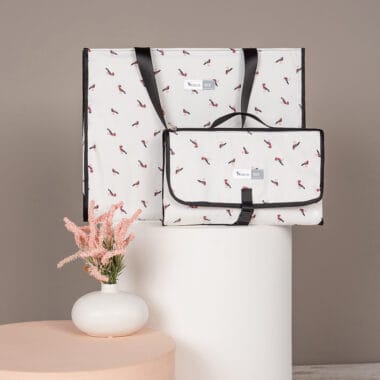 Kit Bolsa Maternidade Alce Bag e Trocador Portátil Passarinho