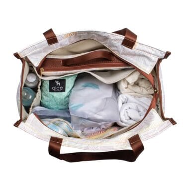 Kit Bolsa Maternidade Alce Bag e Trocador Portátil Ocre