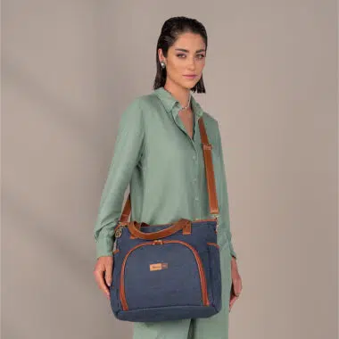 Bolsa Maternidade Lebaby Jeans