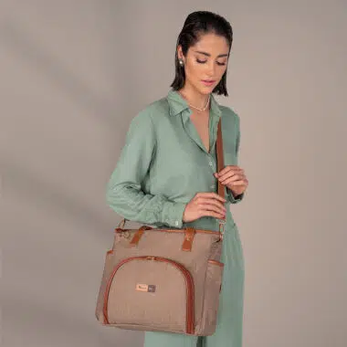 Bolsa Maternidade Lebaby Cappuccino