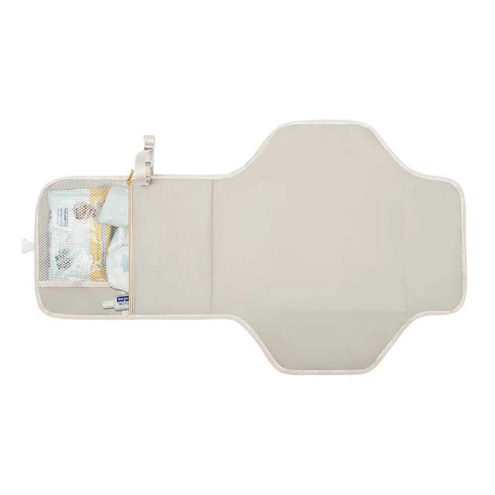 trocador portatil de bebe com porta fraldas alce pérola