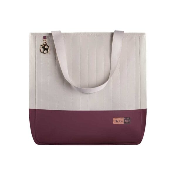 Kit Bolsa Mala e Mochila Maternidade Coleção Cores - Creme e Marsala - Imagem 2