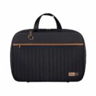 Kit Bolsa Mala e Mochila Maternidade Coleção Cores - Preto e Caramelo