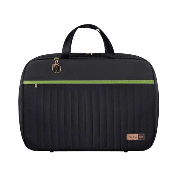 Kit Bolsa Mala e Mochila Maternidade Coleção Cores - Preto e Verde - Imagem 7