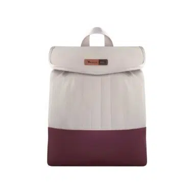 Mochila Maternidade Coleção Cores - Creme e Marsala