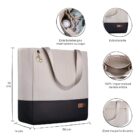 Kit Bolsa Mala e Mochila Maternidade Coleção Cores - Creme e Preto