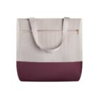 Kit Bolsa Mala e Mochila Maternidade Coleção Cores - Creme e Marsala