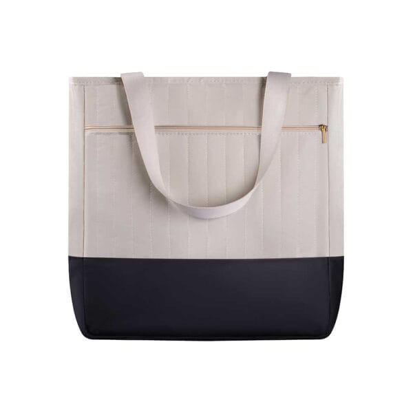 Kit Bolsa Mala e Mochila Maternidade Coleção Cores - Creme e Preto - Imagem 4