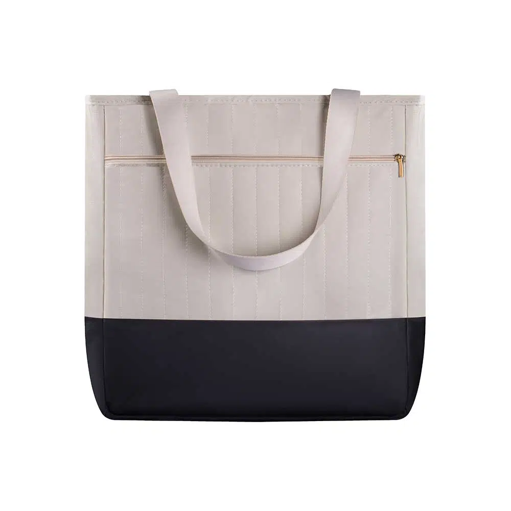 Kit Bolsa Mala e Mochila Maternidade Coleção Cores - Creme e Preto Kit Bolsa Mala e Mochila Maternidade Coleção Cores - Creme e Preto - Imagem 4