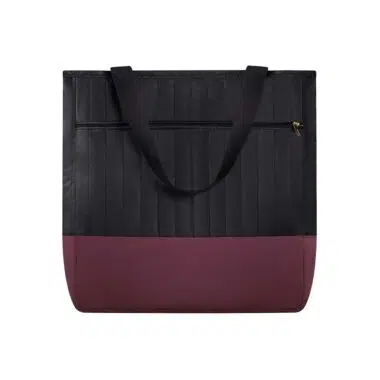 Bolsa Maternidade Coleção Cores - Preto e Marsala
