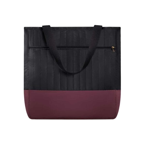 Kit Bolsa Mala e Mochila Maternidade Coleção Cores - Preto e Marsala - Imagem 4