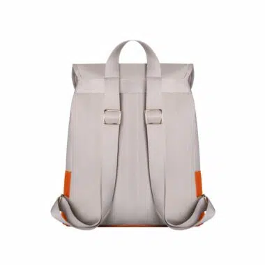 Mochila Maternidade Coleção Cores - Creme e Laranja