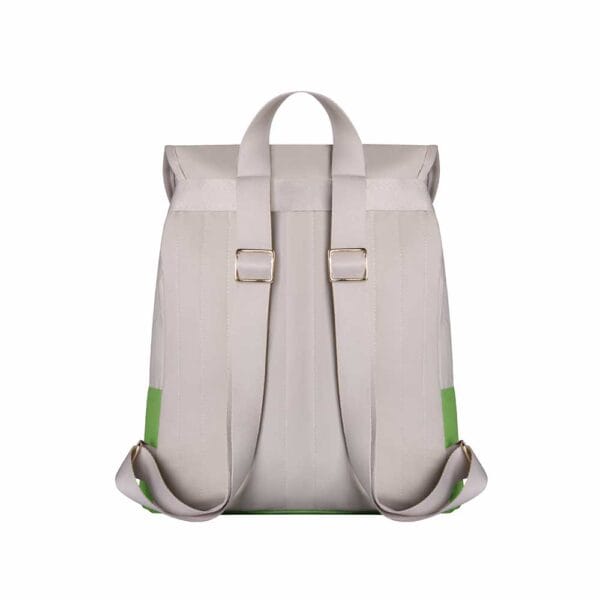 Mochila Maternidade Coleção Cores - Creme e Verde - Imagem 3