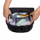 Kit Bolsa Mala e Mochila Maternidade Coleção Cores - Preto e Caramelo