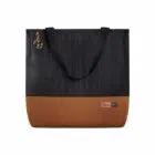 Bolsa Maternidade Coleção Cores - Preto e Caramelo