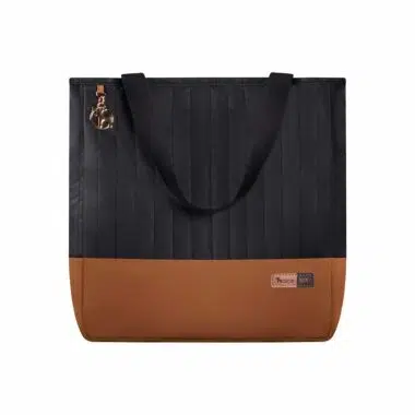 Bolsa Maternidade Coleção Cores - Preto e Caramelo