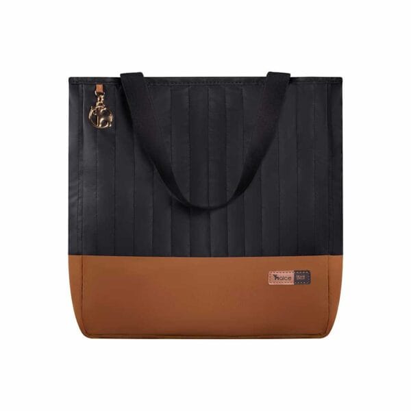 Kit Bolsa Mala e Mochila Maternidade Coleção Cores - Preto e Caramelo - Imagem 2