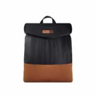 Kit Bolsa Mala e Mochila Maternidade Coleção Cores - Preto e Caramelo