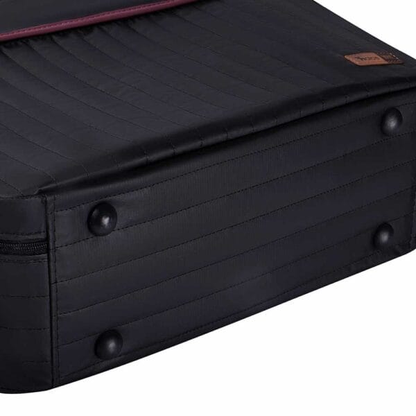 Kit Bolsa Mala e Mochila Maternidade Coleção Cores - Preto e Marsala - Imagem 9
