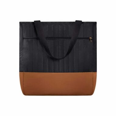 Bolsa Maternidade Coleção Cores - Preto e Caramelo