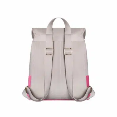 Mochila Maternidade Coleção Cores - Creme e Pink