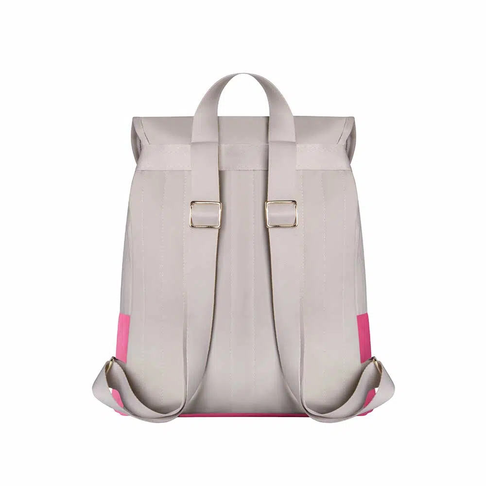 Mochila Maternidade Coleção Cores - Creme e Pink - Imagem 3