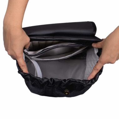 Kit Bolsa Mala e Mochila Maternidade Coleção Cores - Preto e Pink