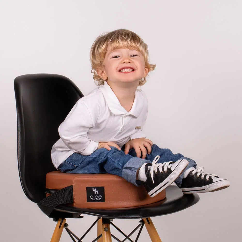 Assento de Alimentação e Elevação Redondo Caramelo (Avulso)