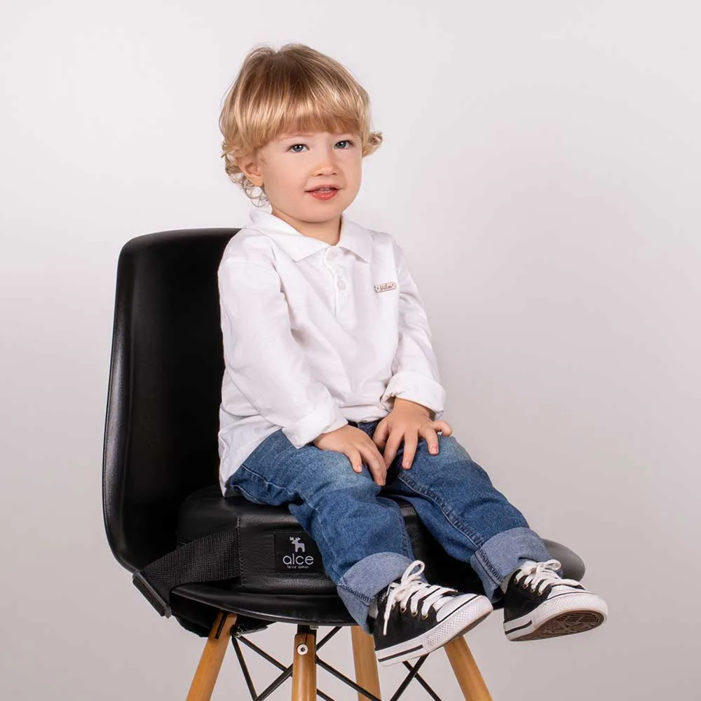 Assento de Alimentação e Elevação Redondo Preto (Avulso)