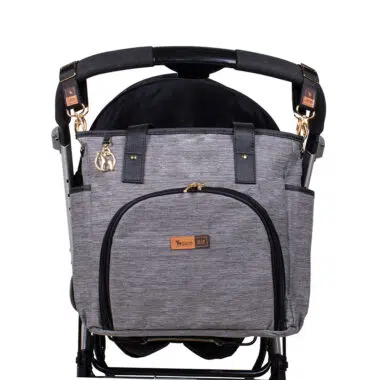 Kit Lebaby 7 Peças Cinza Mescla
