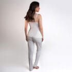 Conjunto Pijama Maternidade e Amamentação - Off White e Maresia