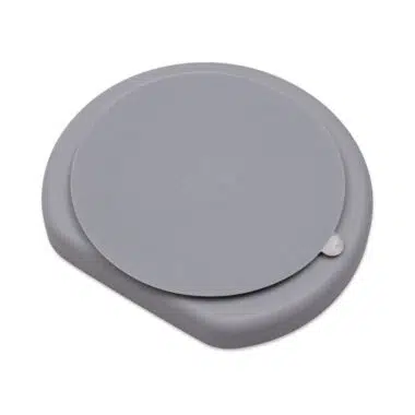 Kit Introdução Alimentar Prato Silicone com Ventosa Cinza