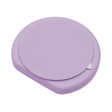 Kit Introdução Alimentar Prato Silicone com Ventosa Lilás