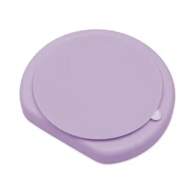Kit Introdução Alimentar Prato Silicone com Ventosa Lilás