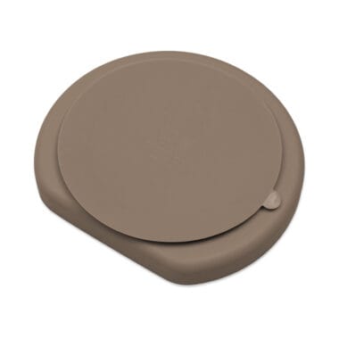 Kit Introdução Alimentar Prato Silicone com Ventosa Verde Musgo
