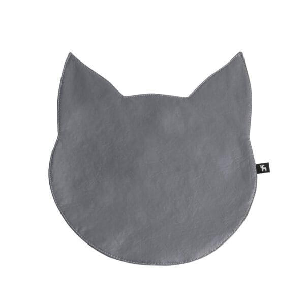 Jogo Americano Infantil Impermeável Sousplat Gatinho Cinza