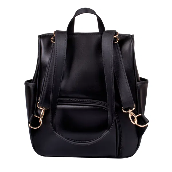 Bolsa Mochila Maternidade Multifuncional Lebaby 2 em 1 Preta - Imagem 3
