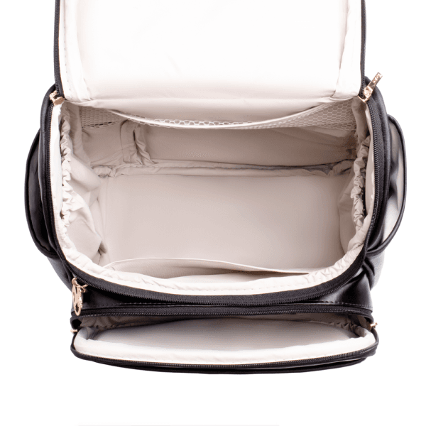 Bolsa Mochila Maternidade Multifuncional Lebaby 2 em 1 Preta - Imagem 6