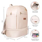 Kit Maternidade Bolsa Mala Mochila Londres Pérola